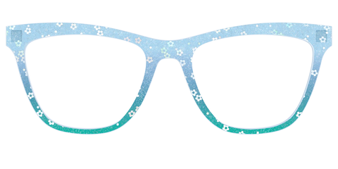 The Sky Blue Crystal with Daisy Glitter