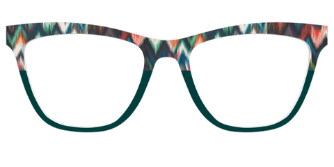 The Teal Ikat Split