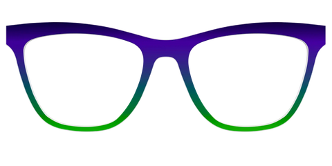 The Ultra Violet to Bright Green Gradient