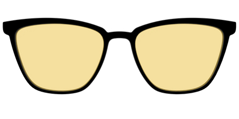 The Black With Citrine Yellow Lens