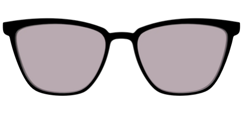 The Black with Gray Gaming Lens