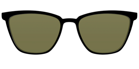 The Black with Green Racquet Sport Lens