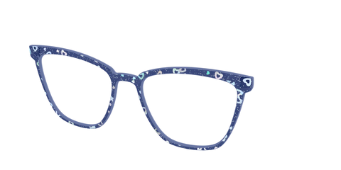 The Denim Heart Glitter Crystal