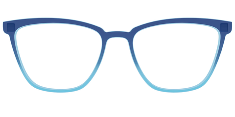 The Indigo to Sky Blue Gradient Crystal