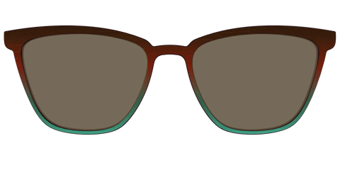 The Polarized Mahogany to Juniper Woodgrain Sun Top
