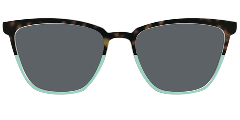 The Polarized Matcha Split Sun Top
