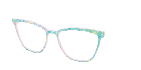 The Pastel Gradient with Holographic Hatching