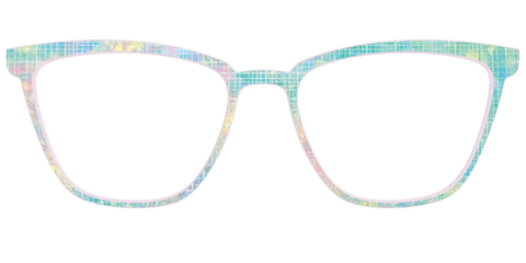 The Pastel Gradient with Holographic Hatching
