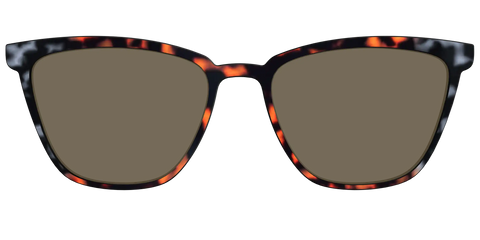The Polarized Gray & Amber Tortoise Sun Top