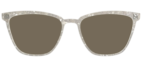 The Polarized White Quartz Pearl Sun Top