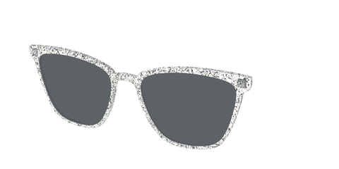 The Polarized Silver Sparkle Sun Top