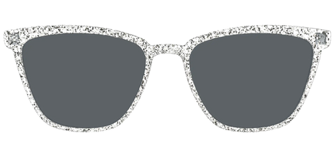 The Polarized Silver Sparkle Sun Top