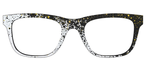 The Black & White Splatter