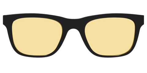 The Black With Citrine Yellow Lens