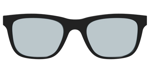The Black With Slate Blue Lens
