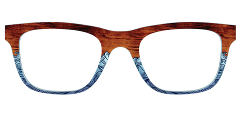 The Blue Wood Waves Crystal