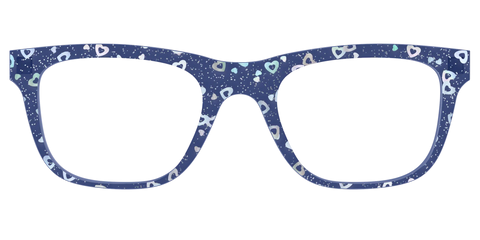 The Denim Heart Glitter Crystal