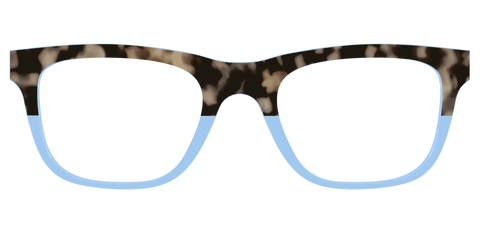 The Denim Tortoise Crystal Split