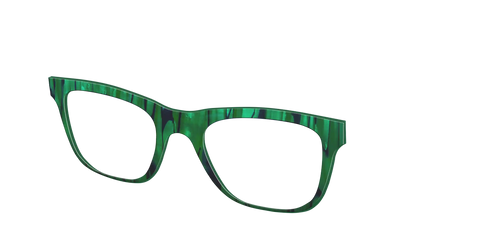 The Emerald Moire Stripes