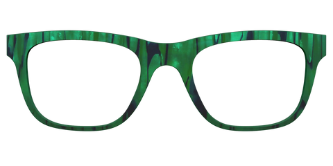 The Emerald Moire Stripes