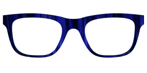 The Indigo Moire Stripes