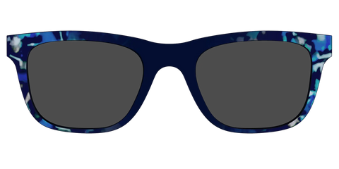 The Polarized Indigo Tortoise Sun Top