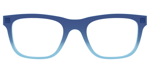 The Indigo to Sky Blue Gradient Crystal