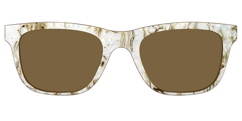 The Polarized Ivory Sand Pearl Shell Sun Top