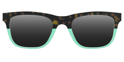 The Polarized Matcha Split Sun Top