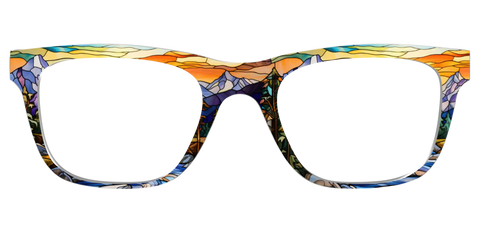 The Mountainscape Stained Glass