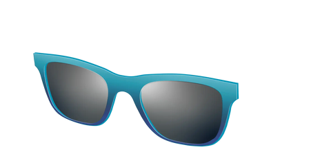 The Polarized Ocean Blue Sun Top