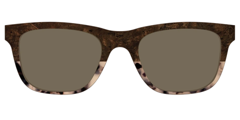 The Polarized Dark Oak Tortoise Split Sun Top