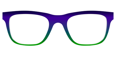 The Ultra Violet to Bright Green Gradient