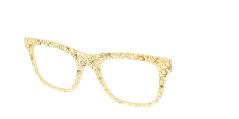 The Yellow Shimmer Petals with Gold Foil