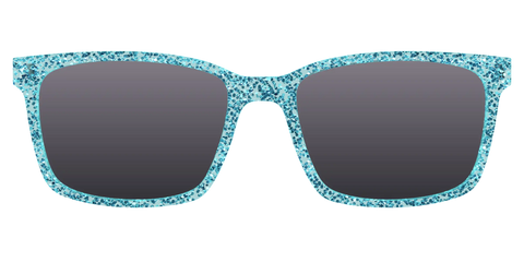 The Polarized Aquamarine Sparkle Sun Top