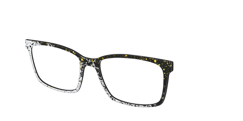 The Black & White Splatter