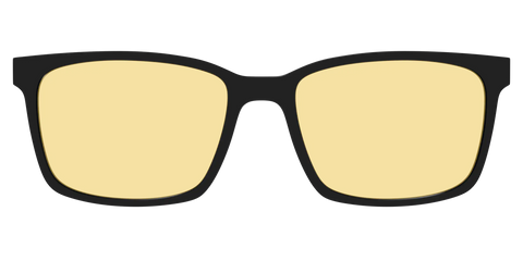 The Black With Citrine Yellow Lens