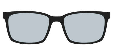 The Black With Slate Blue Lens