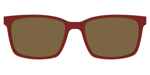 The Polarized Burgundy Sun Top