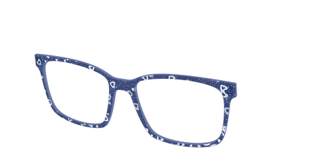The Denim Heart Glitter Crystal