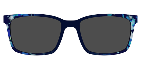 The Polarized Indigo Tortoise Sun Top