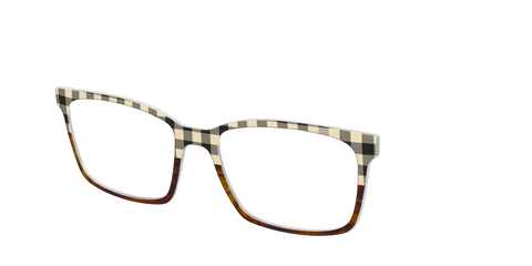 The Ivory Plaid Wood Split