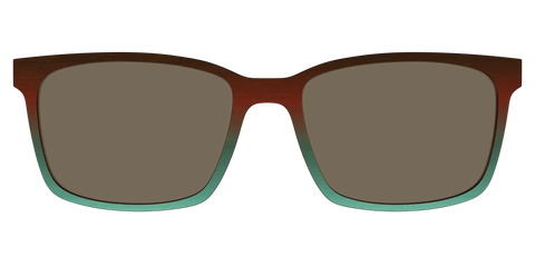 The Polarized Mahogany to Juniper Woodgrain Sun Top