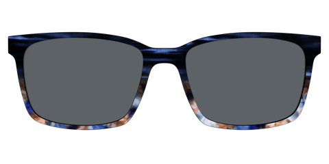 The Polarized Blue Horn Tortoise Sun Top