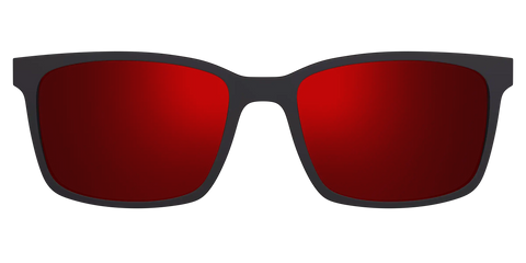 The Polarized Red Reflective Sun Top
