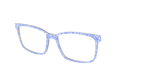 The Reef Blue Shell Lace