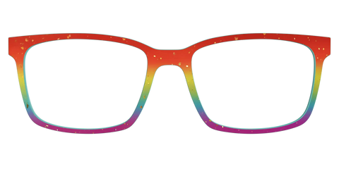 The Spectrum Gradient with Gold Flakes