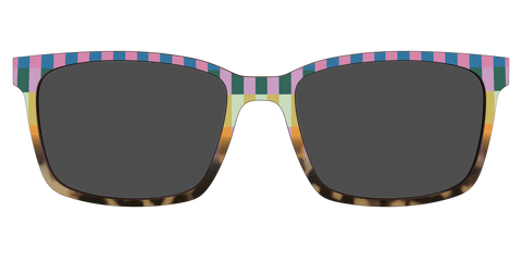 The Polarized Summer Stripes Tortoise Sun Top