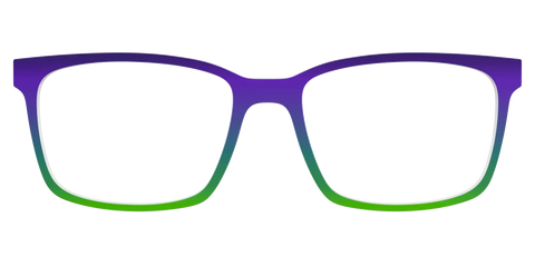 The Ultra Violet to Bright Green Gradient