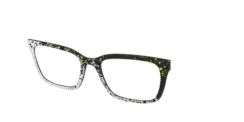 The Black & White Splatter